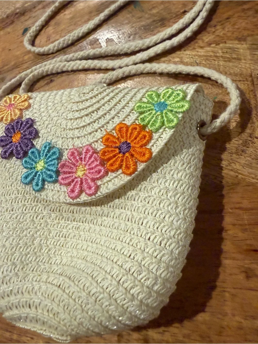 Floral Embellished Mini Bag